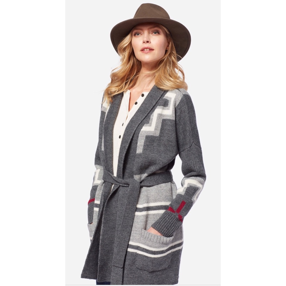 Pendleton Alpaca Blend San Miguel Cardigan Sweater - Picture 3 of 7